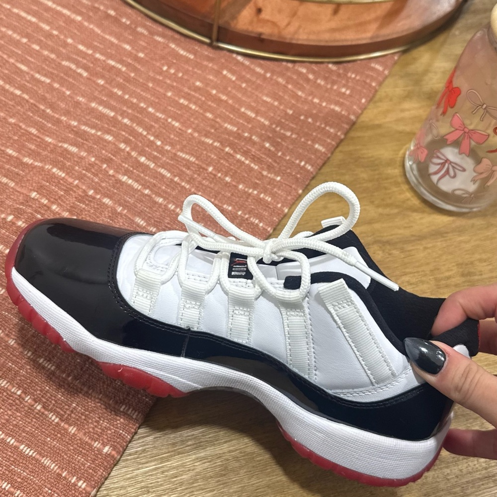 Women's Black and White Sneakers